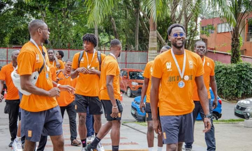 Basket : Les Eléphants A’ ont reçu leurs primes de l’AfroCAN