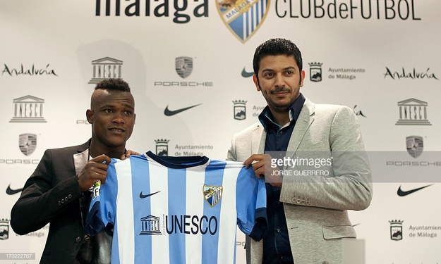 Bobley Anderson lors de sa présentation à Malaga en juillet 2013