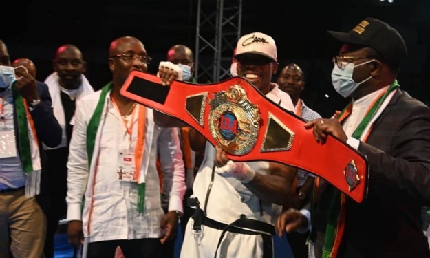 Boxe : Youssouf Doumbia conserve son titre de Champion Intercontinental IBA