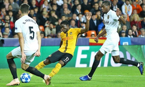 C1 (4è J.) : Le Young Boys s’incline à Valence malgré un but de Roger Assalé