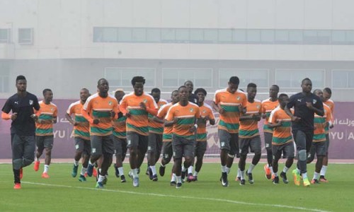 CAN 2017/Côte d'Ivoire : 1ère Séance d'entrainement pour les éléphants (vidéo)