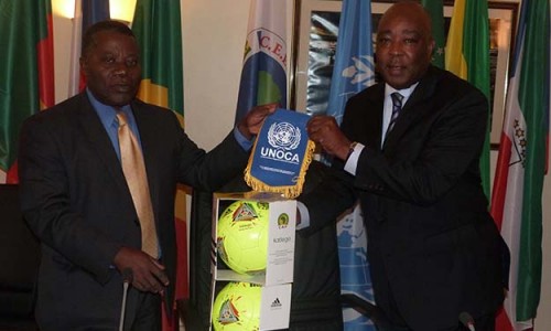 CAN 2017 : l’UNOCA et la CAF engagés dans la même équipe pour défendre la paix!