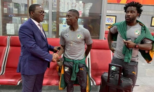 CAN 2019 : Les images de l'arrivée des Éléphants à Abidjan