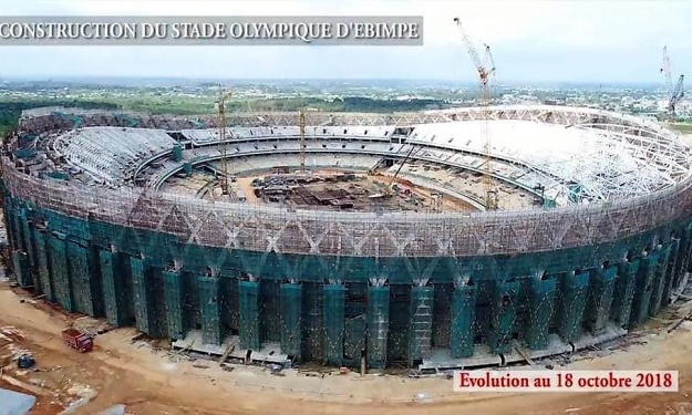 CAN 2021 : Stade Olympique d'Ebimpé en octobre 2018