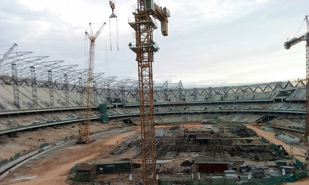 CAN 2021 : Stade Olympique d'Ebimpé en octobre 2018