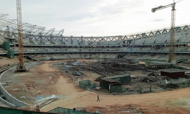CAN 2021 : Stade Olympique d'Ebimpé en octobre 2018
