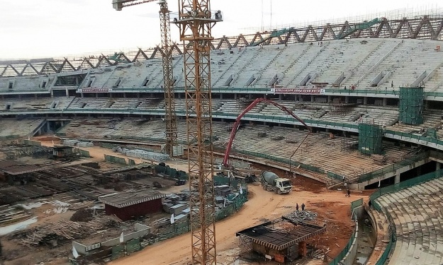 CAN 2021 : Stade Olympique d'Ebimpé en octobre 2018