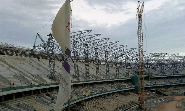 CAN 2021 : Stade Olympique d'Ebimpé en octobre 2018