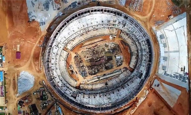 CAN 2021 : Stade Olympique d'Ebimpé en octobre 2018