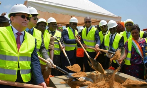 CAN 2023 : Cérémonie de lancement officiel des travaux de San Pedro (Images)