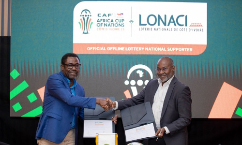 CAN 2023 : La CAF et la LONACI signent un protocole d'accord
