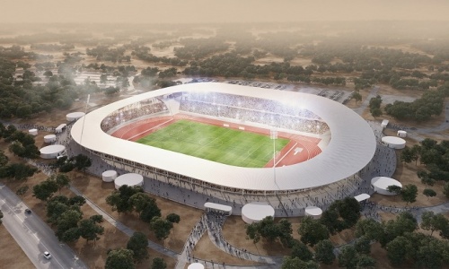 CAN 2023 : Le stade de Yamoussoukro en 3D