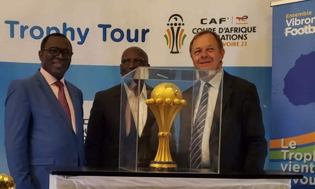 CAN 2023 : Le trophée de la compétition est en Côte d’Ivoire