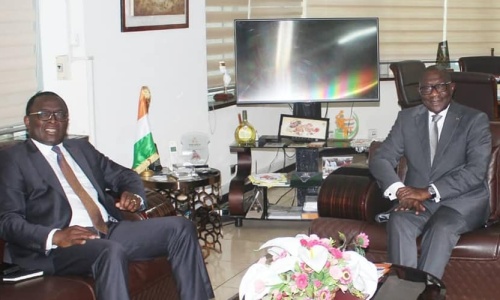 CAN 2023 : Rencontre entre Danho Paulin, François Amichia et Jacques Anouma