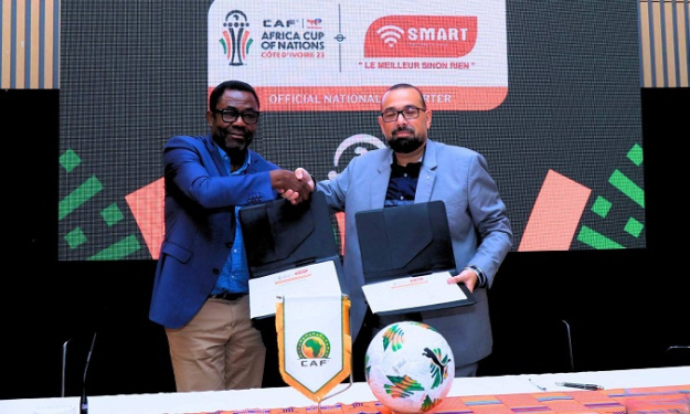 CAN 2023 : Signature de partenariat entre la CAF et Smart Technology