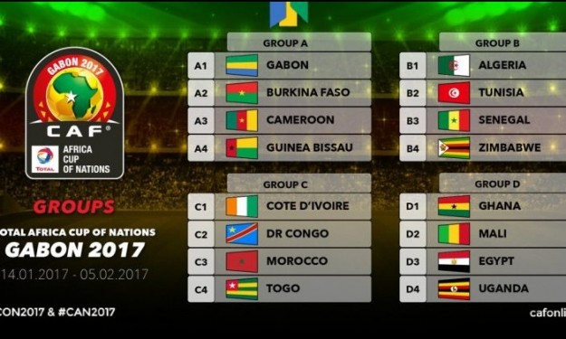 CAN Gabon-2017 : le calendrier complet de la compétition