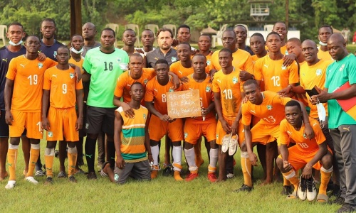 CAN U17 : Beaumelle et les Eléphanteaux rendent hommage à Willy Braciano à la veille du tirage au sort