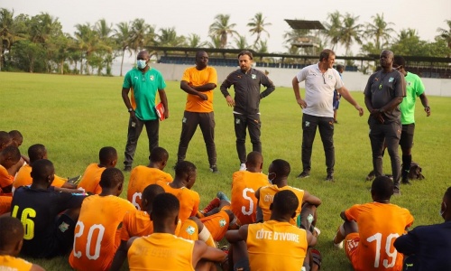 CAN U17 : Voici le message que Beaumelle a tenu à adresser aux Eléphanteaux avant leur départ pour le Maroc