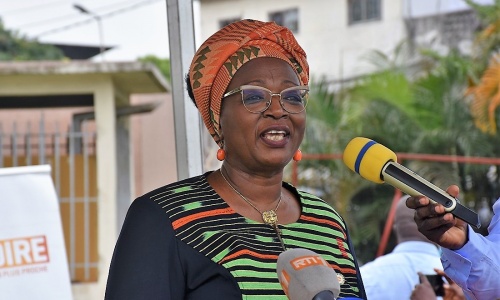 Cérémonie de lancement de la Ligue 1 Ivoirienne : l'allocution de Mariam Doa Gabala, Présidente du CN-FIF