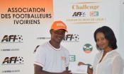 Challenge AFI – CIE : Doumbia Aboubacar reçoit sa prime