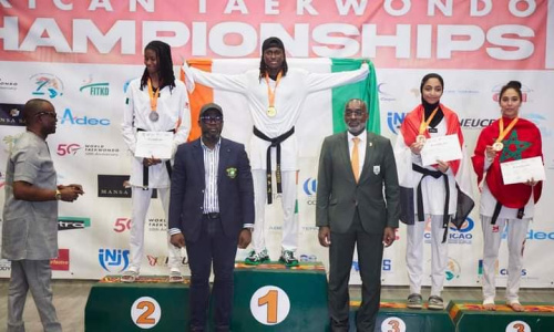 Championnats d’Afrique de Taekwondo : 6 médailles dont 1 en Or pour la Côte d’Ivoire lors de la 1ère journée