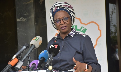 CHAN 2020 : Mme Dao Gabala Mariam et Sory Diabaté au Cameroun pour la finale