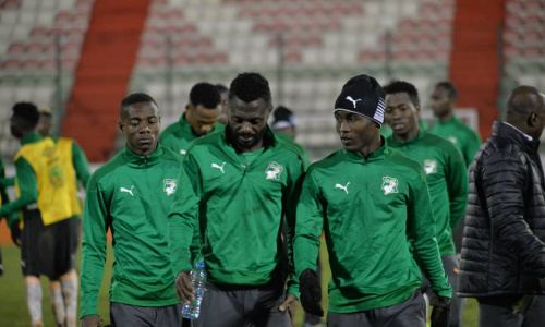 CHAN 2022 : les images de la seconde séance d’entrainement des Eléphants A’ avant le duel face à l’Ouganda