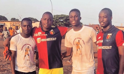 Christian Kouamé (Genoa) garde la forme à Abidjan (Images)