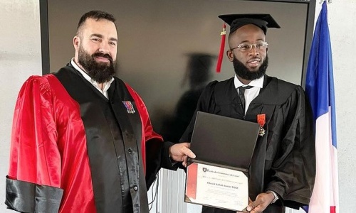 Cissé Cheick décroche son diplôme