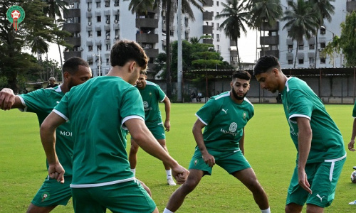 ‘‘CIV-Maroc’’ : Les images de la séance d’entrainement des Lions de l’Atlas