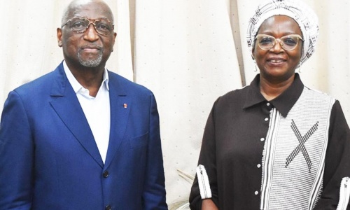 CN-FIF : Après l'épisode TAS,
Jacques Anouma reçu par Mariam Dao Gabala et son équipe