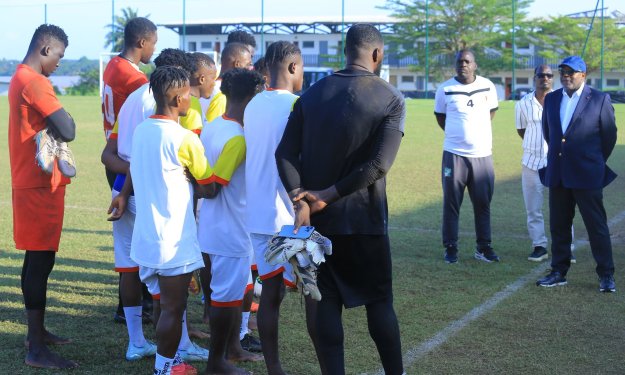 CO Korhogo : Malick Tohé aux côtés de ses joueurs avant l’ouverture de la saison