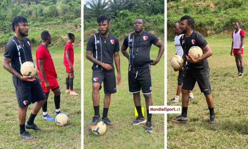 Coach Serey Dié en démonstration à Don Koff FC