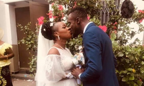 Coin du Bonheur : N’Drin Ulrich (AFAD) et sa compagne sont passés devant le Maire