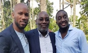Condoléances : Drogba au domicile du regretté Sidy Diallo
