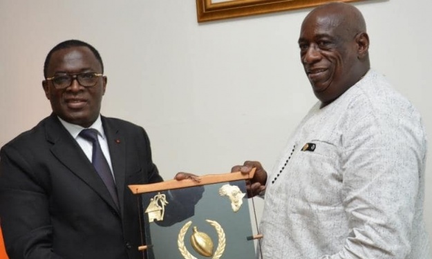 Coopération : Le Ministre des Sports de Côte d’Ivoire reçoit en audience son homologue du Burkina Faso