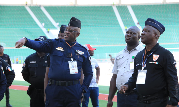 ‘‘Côte d’ivoire-Comores’’ : La Police nationale passe au peigne fin les dispositifs sécuritaires au stade de la Paix de Bouaké
