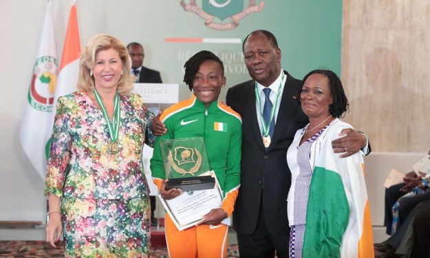 Côte d’Ivoire : Marie Josée Ta Lou en vedette à la cérémonie du prix d'excellence