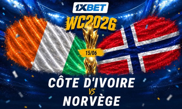 ‘‘Côte d’Ivoire - Norvège’’ : Boost les Eléphants avec 1xBet !