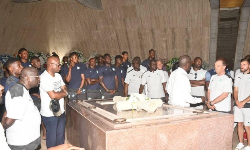 ‘‘Côte d’Ivoire-Zambie’’ : les Eléphants visitent les symboles de la ville de Yamoussoukro