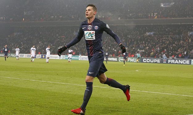 Coupe de France : Julian Draxler auteur d’un but pour son 1er match avec le PSG