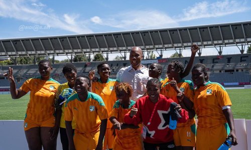 Coupe du monde de Football Unifié : médaillées de Bronze, les Eléphantes ont eu droit à la visite surprise de Didier Drogba