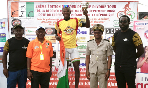 Cyclisme : les Eléphants triomphent à la 28è édition du tour de Côte d’Ivoire