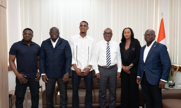 Deli Simon reçu par Idriss Diallo