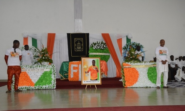 Des témoignages touchants lors de la levée de corps de Cheick Ismaël Tioté