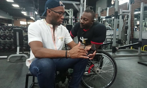 Didier Drogba -  Alidou Diamouténé, rencontre entre deux champions (Images)