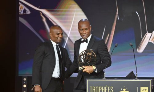Didier Drogba remporte un prix aux Trophées UNFP
