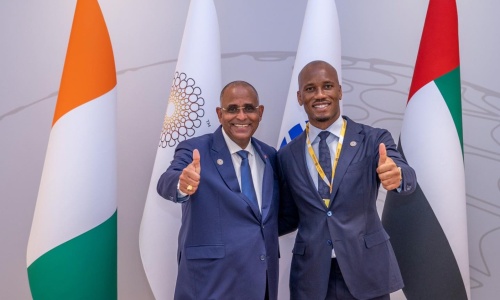 Drogba aux côtés du 1er Ministre pour vanter les potentialités de la Côte d’Ivoire
