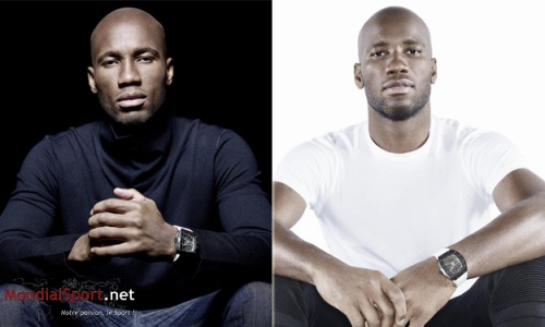 Drogba, nouvel ambassadeur d’une marque de montres de luxe suisse