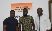 Eboué en visite dans les locaux de l’Association des Footballeurs Ivoiriens (AFI)